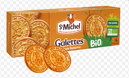 Bánh quy bơ truyền thống St Michel Galettes 130g